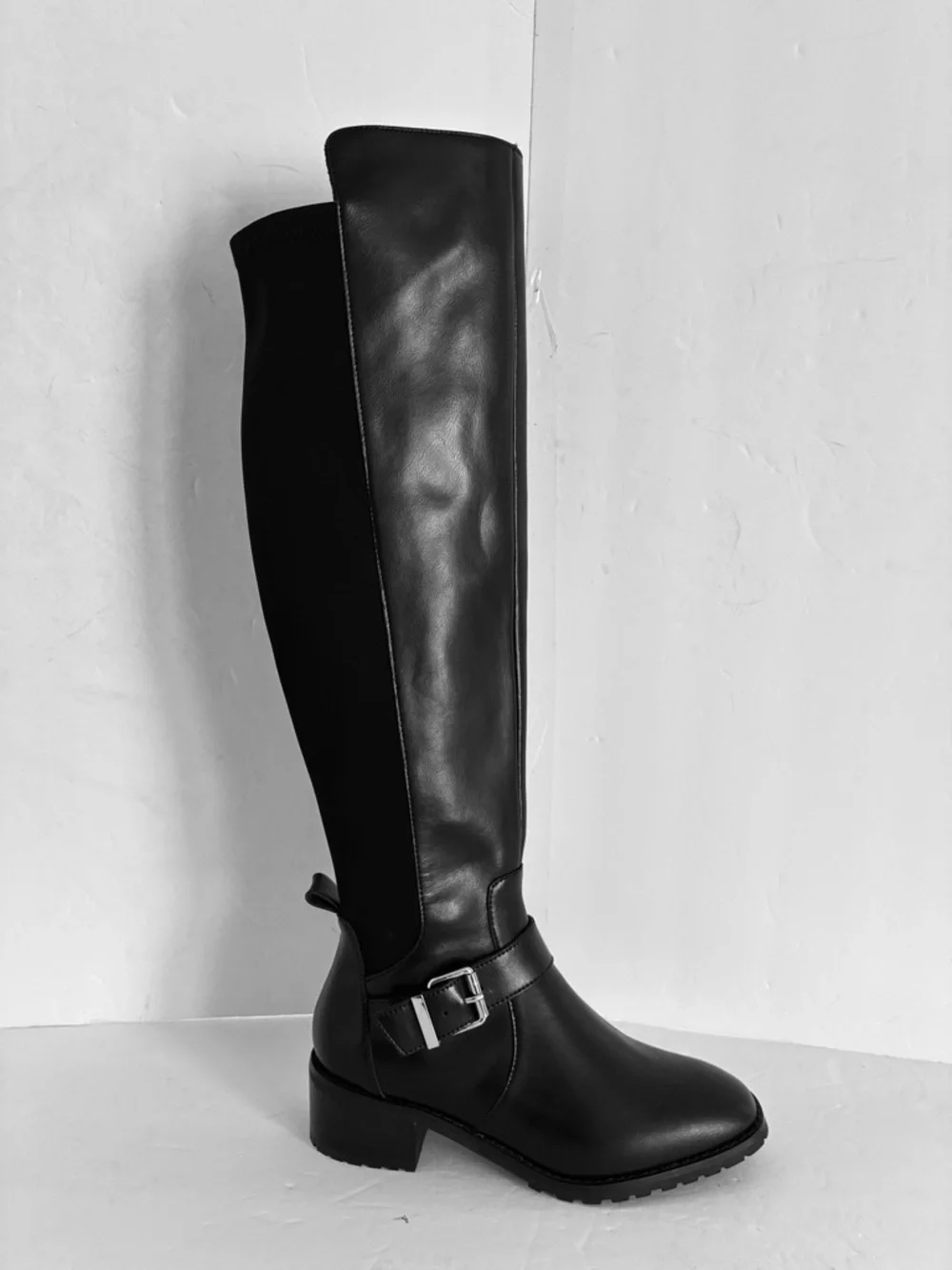 BLONDO $229 Leather Society Waterproof Tall Riding Boots W/Buckle Size 5.5 NEW - Picture 8 of 13